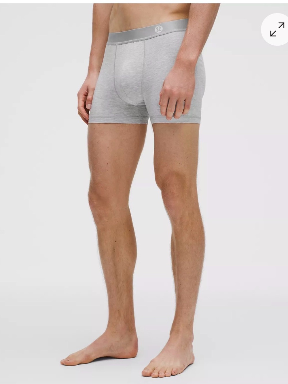 lululemon athletica Men's Light Grey Boxer Briefs